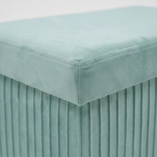 MALAGA összehajtható tárolós puff 76 cm ,menta
