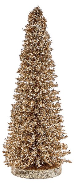 X-MAS csillámló fenyő 28 cm ,arany