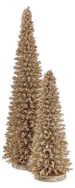 X-MAS csillámló fenyő 45 cm ,arany