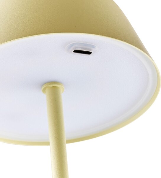 LIGHT UP LED mini asztali lámpa ,sárga