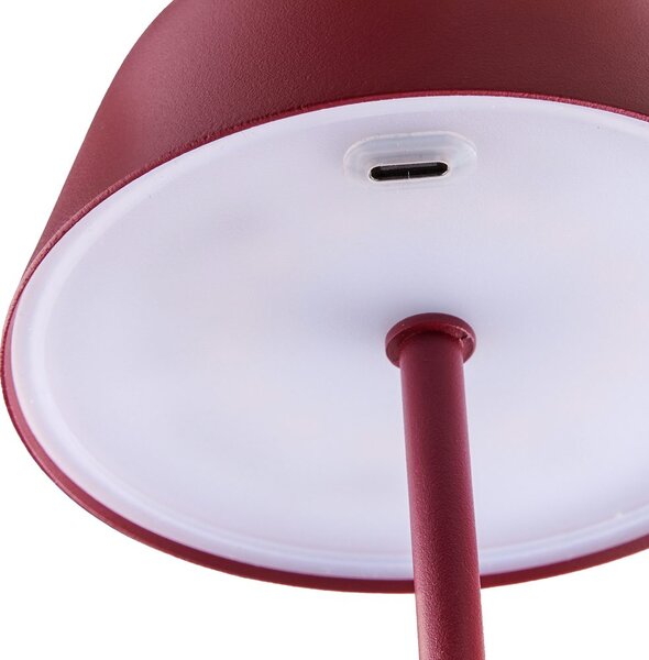 LIGHT UP LED mini asztali lámpa ,piros
