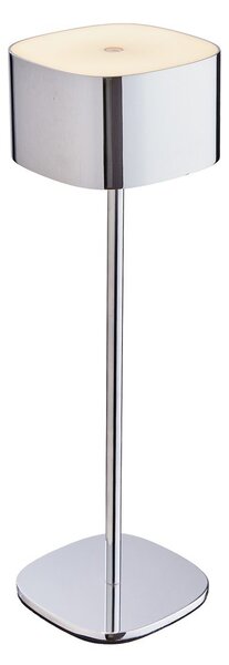 MIRAGE LED asztali lámpa 26 cm, fényes króm