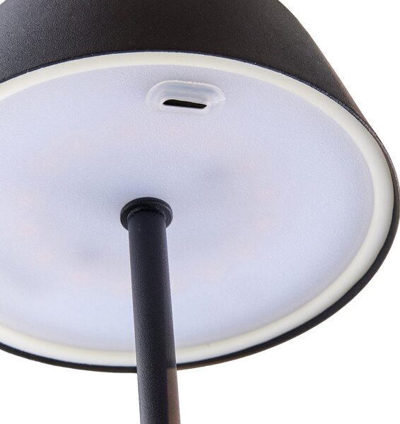 LIGHT UP LED mini asztali lámpa ,fekete