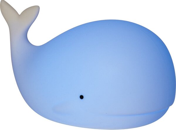 Fehér LED gyerek éjjeli lámpa Whale - Star Trading