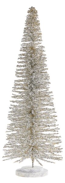 X-MAS csillógó fenyő 60cm ,ezüst