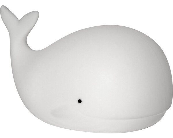 Fehér LED gyerek éjjeli lámpa Whale - Star Trading