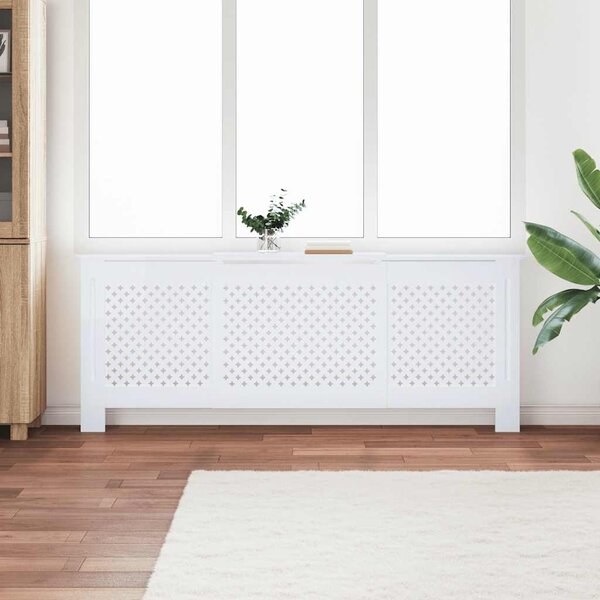 Fehér MDF radiátorburkolat 205 cm