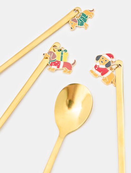 Sinsay - Kanálak díszítő függőkkel 4 pack - arany