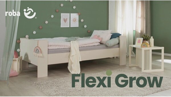 Bézs emeletes gyerekágy ágyrács nélkül 90x200 cm Double – Roba