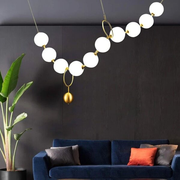 Mennyezeti lámpa LED APP1444-10CP GOLD