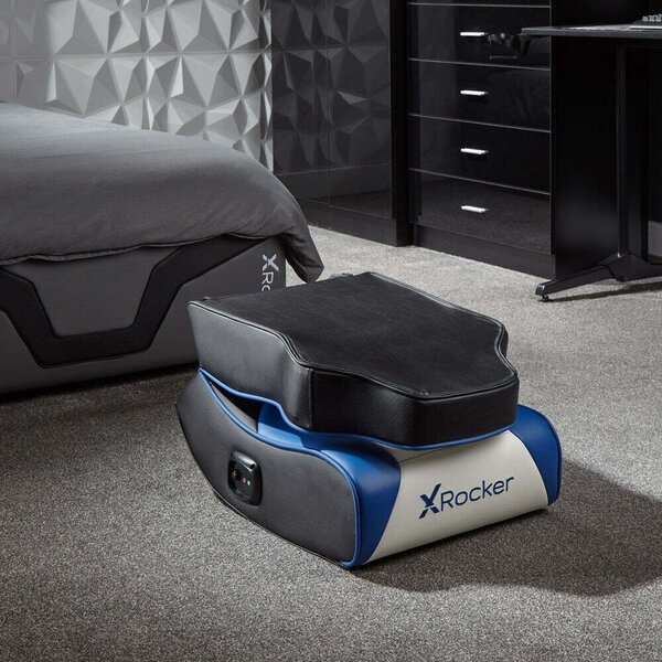 X Rocker Geist 2.0 PlayStation Floor Rocker gamer szék fehér-kék