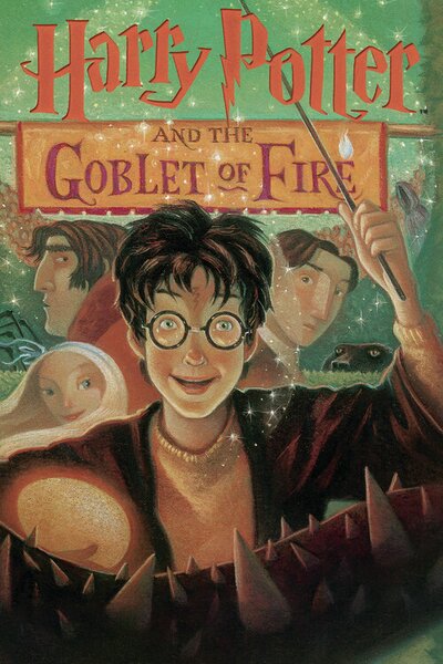 Művészi plakát Harry Potter - Goblet of Fire book cover, (26.7 x 40 cm)