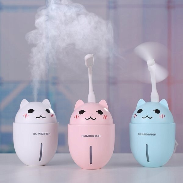 NoName Kitty ultrahangos párásító-aromaterápia 320 ml kék LED