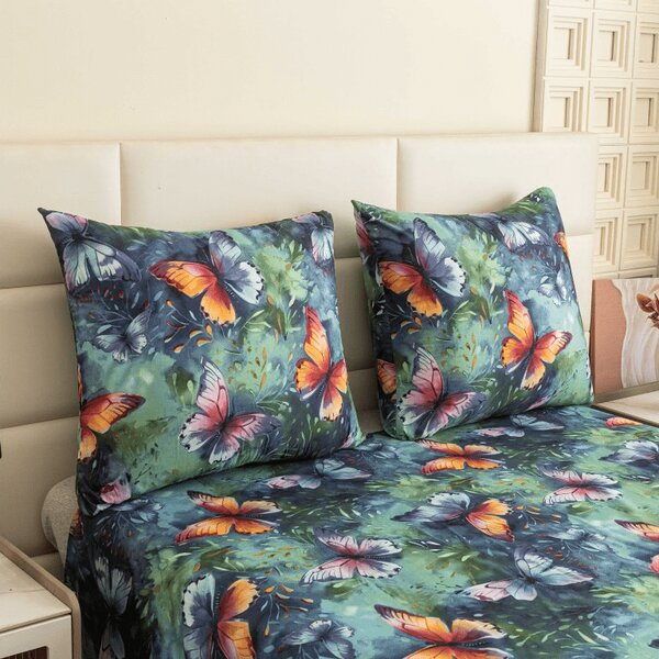 Mikroszálas ágynemű COLORFUL BUTTERFLY, színes Ágyneműhuzat mérete: 70 x 90 cm | 140 x 220 cm