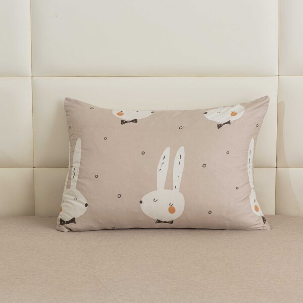 Mikroszálas lepedő 140x240 cm és párnahuzat 50x70 cm WHITE RABBIT, bézs