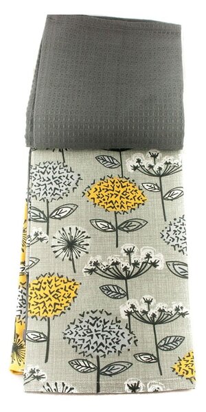 Pamut konyharuha szett 3 db-os 45x65 cm Retro Meadow – Cooksmart ®