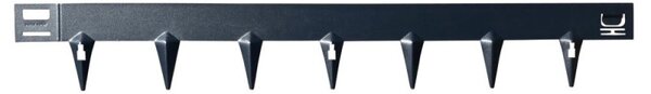 Acél kerti ágyásszegély CORE Edge, 1m x 6,5cm, fekete