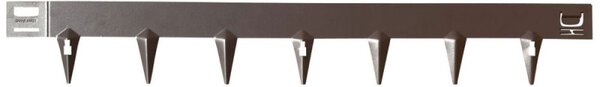 Acél kerti ágyásszegély CORE Edge, 1m x 6,5cm, barna