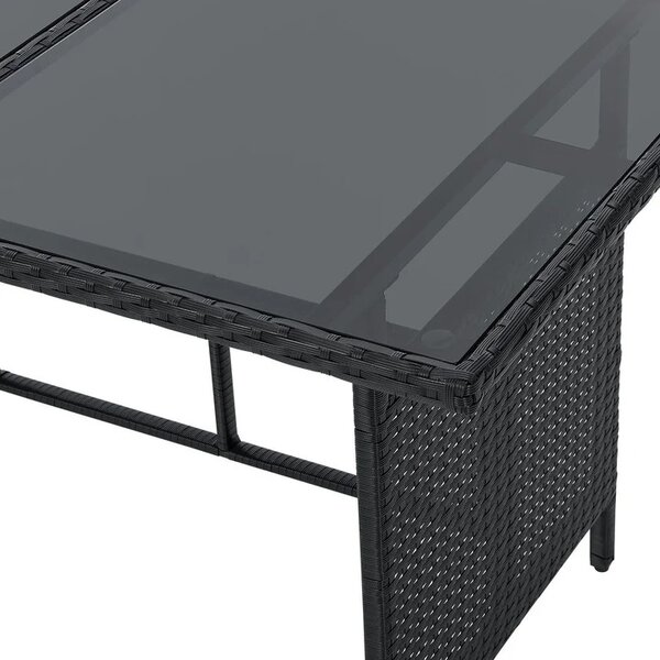 Juskys Rattan szett Turin - fekete