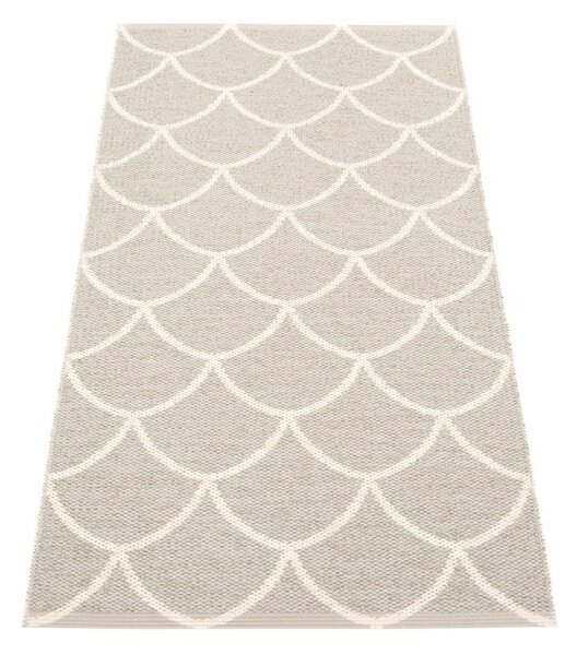 Krémszínű kültéri-beltéri futószőnyeg 70x150 cm Kotte Linen – Pappelina