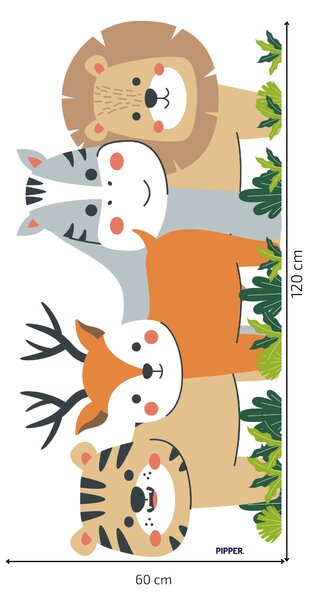 PIPPER. Textil falmatrica "Állatok"