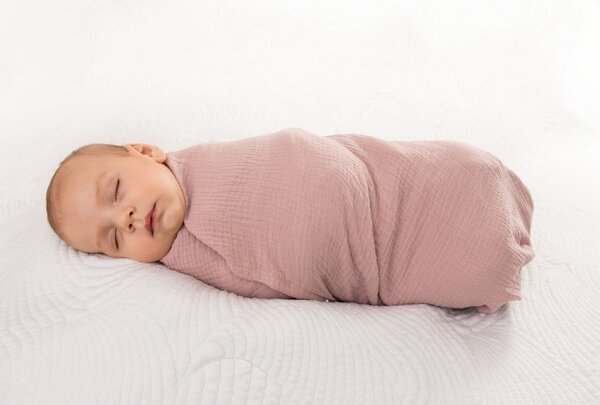 Babymatex Wrap rózsaszín , 80 x 120 cm