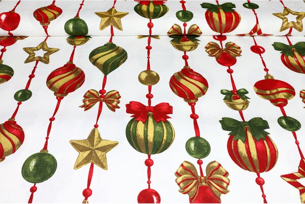 Karácsonyi terítő karácsonyi díszek
