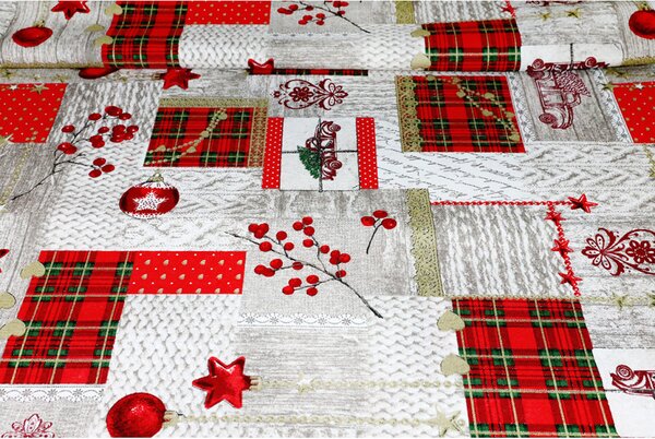 Anyag Pamut Merry Christmas