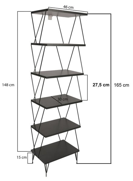 Könyvtár Balaban Anthracite