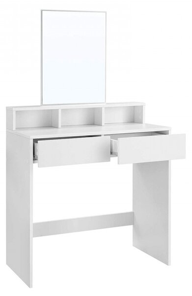Fésülködőasztal / sminkasztal - Vasagle Loft - 80 cm (fehér)