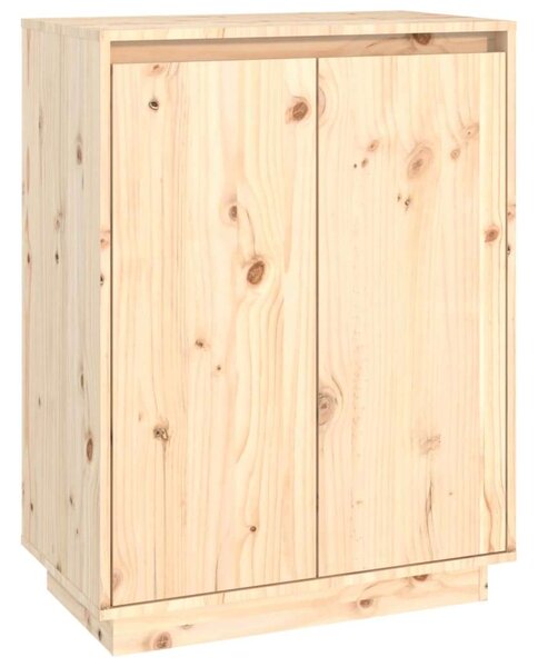 Fenyőfa Cipőszekrény - 2 Ajtós - 60x35x80 cm