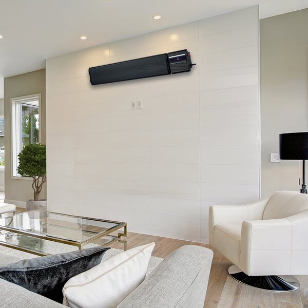 Infrapanel elektromos fűtés, fekete, ElectricSun 2800W / 1400W, SZ180xM15cm infrapanel fűtés, termosztáttal és Smart Life App wifivel