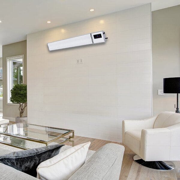 Infrapanel elektromos fűtés, fehér, ElectricSun, 2800W / 1400W, SZ180xM15cm infrapanel fűtés termosztáttal és Smart Life App wifivel