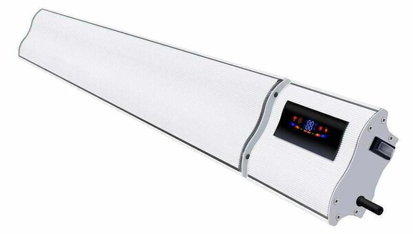 Infrapanel elektromos fűtés, fehér, ElectricSun, 2800W / 1400W, SZ180xM15cm infrapanel fűtés termosztáttal és Smart Life App wifivel
