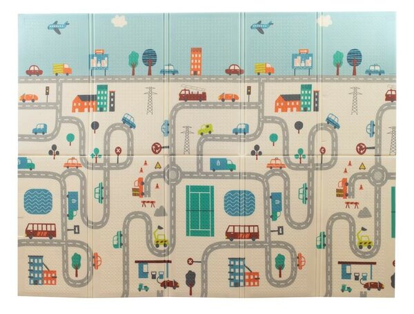 PlayTo Multifunkcionális játszószőnyeg City , 200x 150 cm