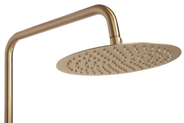 Rea Lungo, zuhanygarnitúra termosztatikus csapteleppel, arany matt, REA-P6604