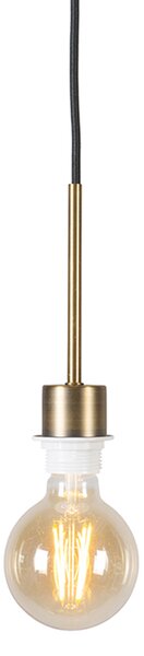 Modern függőlámpa bronz, fekete kábellel - Combi 1