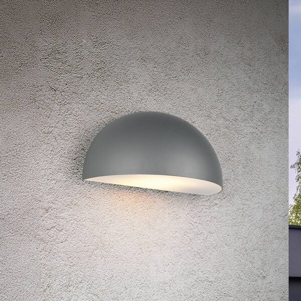 Trio Lighting Kültéri fali lámpa Maas, antracit, alumínium öntvény, E27, dimmelhető, Fekete, Alumínium, Skandináv
