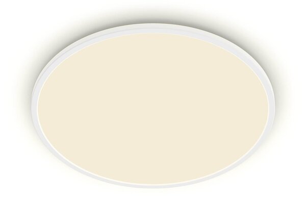 Philips LED mennyezeti lámpa SuperSlim 2 db-os készlet IP44 Ø 25 cm 4000 K, dimmelhető, Fehér / opál, Dolgozószoba / Iroda, Műanyag, Modern