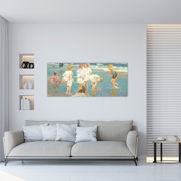 Kép - Edward Henry Potthast, A Holiday, reprodukciók (120x50 cm)