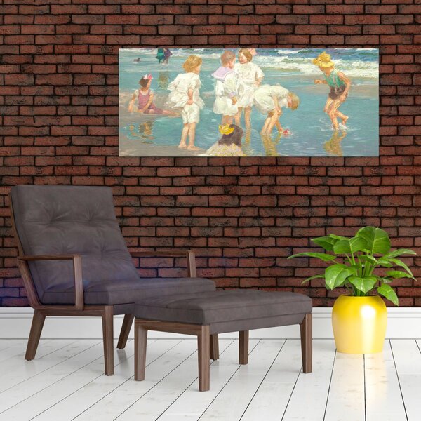 Kép - Edward Henry Potthast, A Holiday, reprodukciók (120x50 cm)