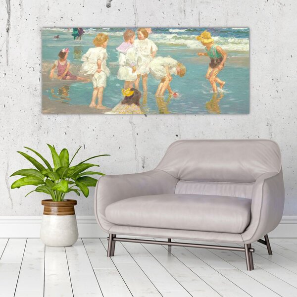 Kép - Edward Henry Potthast, A Holiday, reprodukciók (120x50 cm)