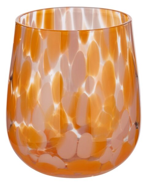 CONFETTI pohár, rózsaszín-narancssárga 450ml