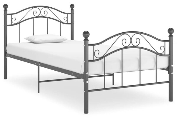 VidaXL fekete fém ágykeret 100 x 200 cm