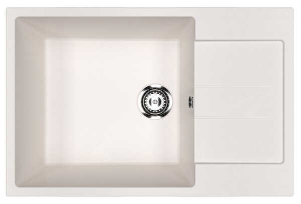 Ulgran U-602-331 Gránit Design Mosogatótálca - Csepegtetőtálcás, Homok