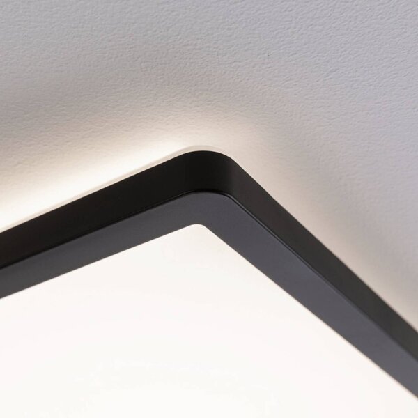 Paulmann Atria Shine Panel 3-step fekete 830 58x20, dimmelhető, Fekete, Nappali / Étkező, Műanyag, Modern