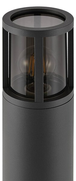 Deko-Light Facado II ösvény világítás, magasság 65 cm, szürke/füst, Ø 11 IP65, dimmelhető, Alu / szürke / cink, Alumínium, Modern