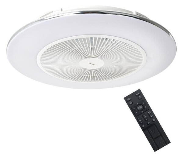 Milagro LED Dimmelhető mennyezeti lámpa ventilátorral ARIA LED/38W/230V fehér + távirányító MI1980