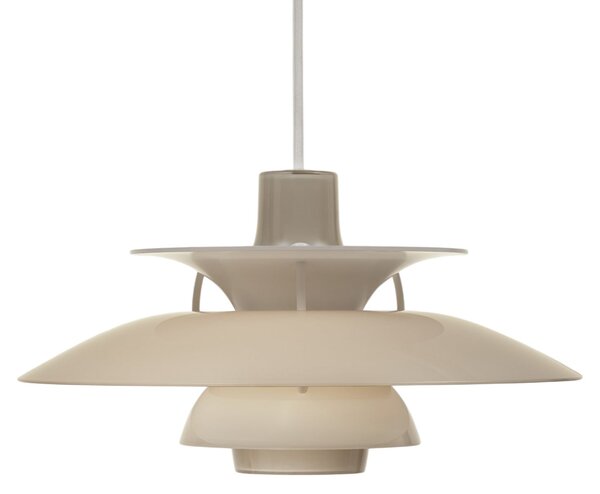 Függőlámpa Louis Poulsen, PH 5 320, dimmable, Bézs, Étkező, Műanyag, Dizájn