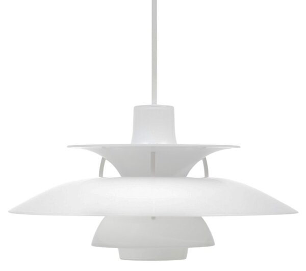 Függőlámpa Louis Poulsen, PH 5 320, dimmable, Fehér, Étkező, Műanyag, Dizájn